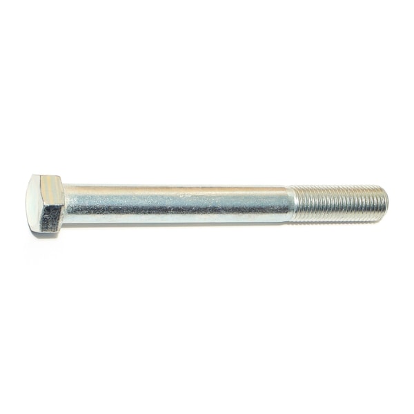 Midwest Fastener Grade 5, 7/16"-20 Hex Head Cap Screw, Zinc Plated Steel, 4 in L, 25 PK 00529 - main